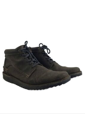 Clark Remsen Brown Leather Lace Up Men's Ankle Boots Size 12